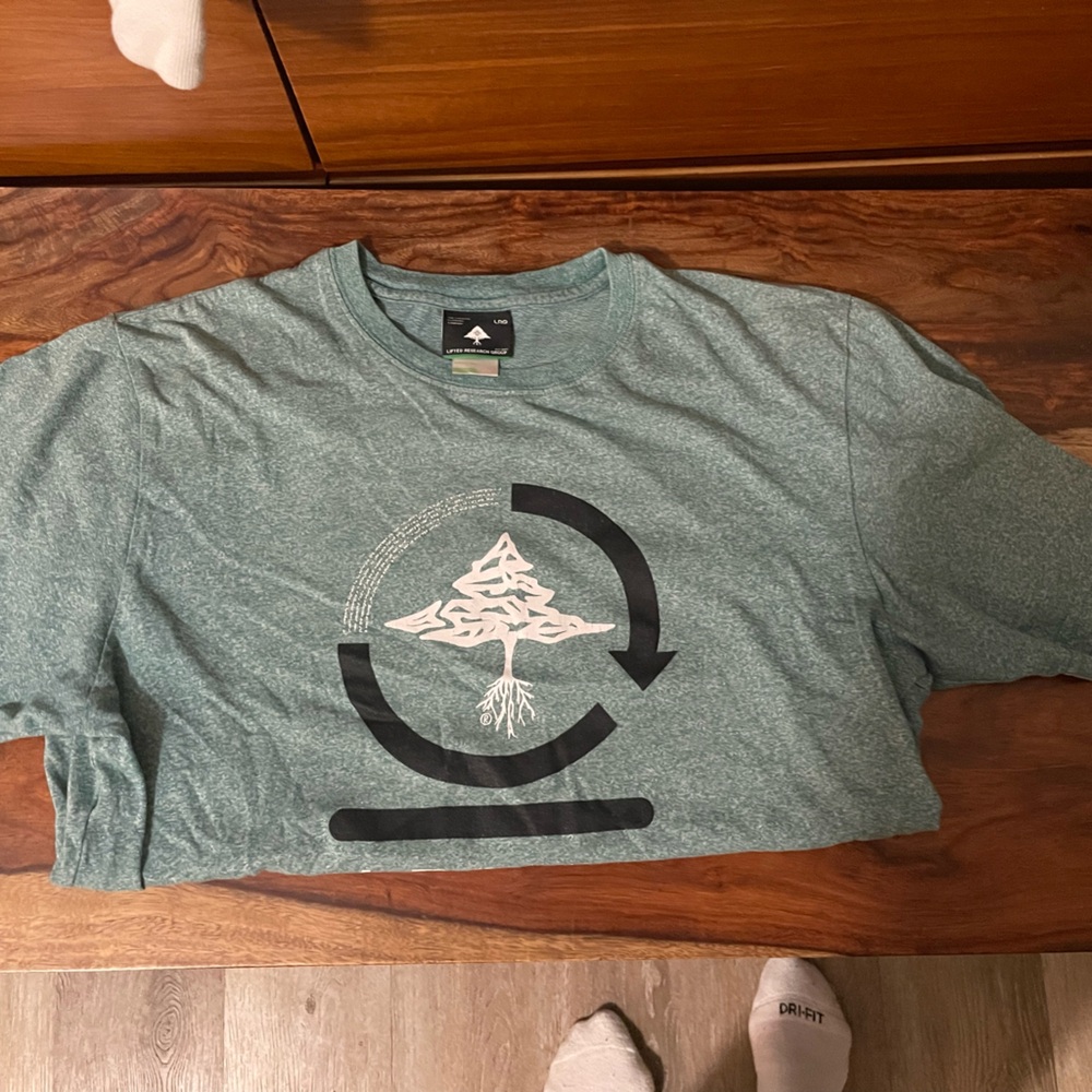 LRG | Vintage Tee with Logo Heather Green